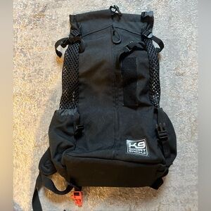 K9 Sport Sack Air Jet Black Size Large Dog Carrier Backpack Travel Canine Hike